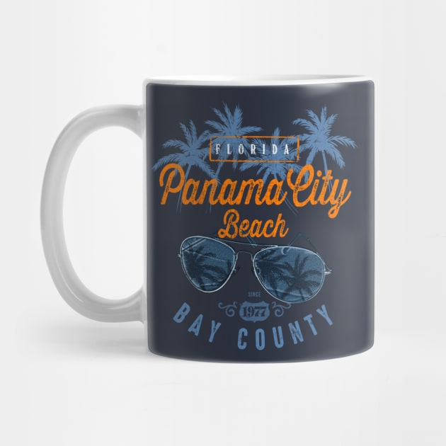 Panama City Beach Florida Graphic Vintage by Designkix